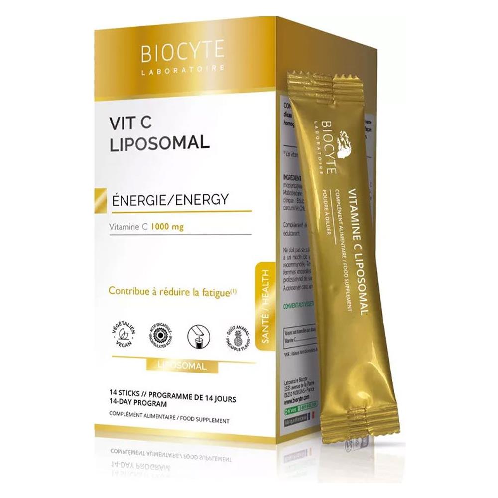 Vitamina C Liposomiale 1000mg Energia 14 Sticks Gusto Ananas - Foto 1
