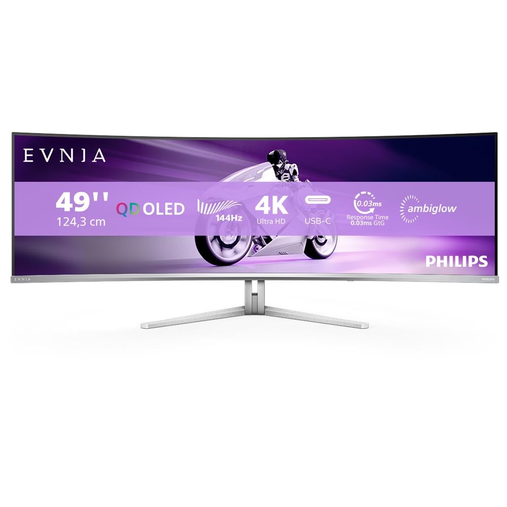 Monitor 48,9" QD-OLED Curvo Gaming 49M2C8900L / 00 5120 x 1440 Pixel Tempo di Risposta 0.03 ms Frequenza di Aggiornamento 144 (Hz) - Foto 1