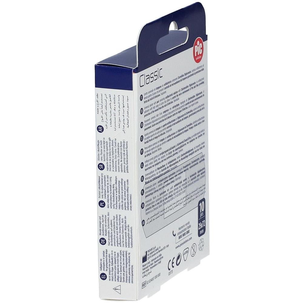 Cerotto Pic Classic 25X72 mm 10 Antibatterico 10 Pezzi - Foto 1
