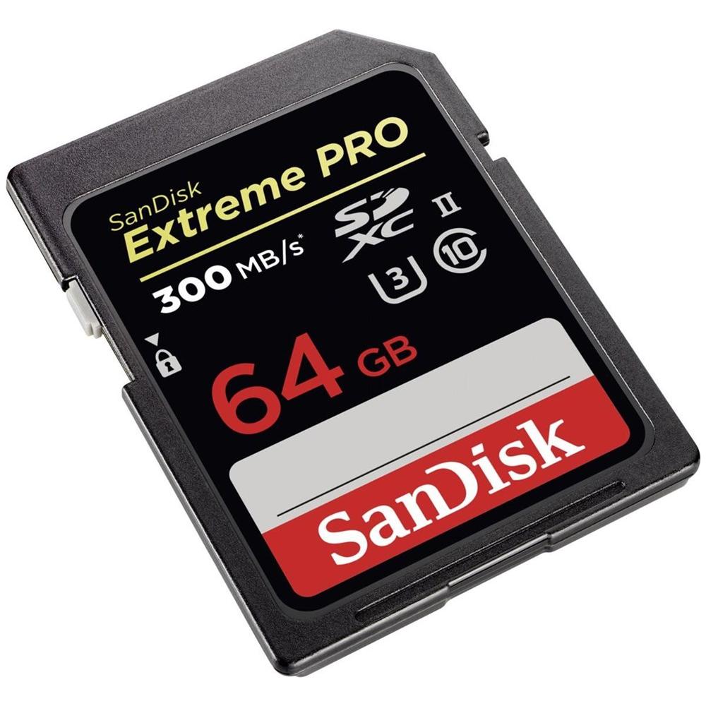 Scheda di Memoria Extreme PRO SDXC Capacità 64 GB Classe 10 / UHS-II Velocità 300 MB / s - Foto 3
