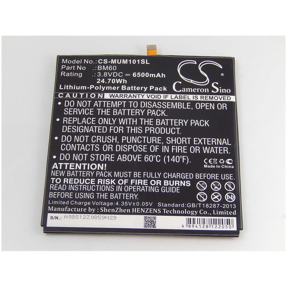 Batteria Li-poly 6500mah (3.8v) Per Netbook Pad Tab Tablet Xiaomi Mipad 7.9, 7.9 Wifi Sostituisce Bm60. - Foto 1
