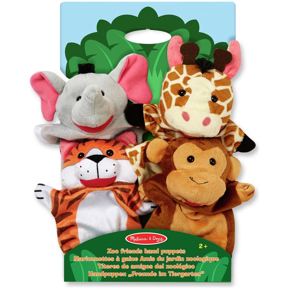 Melissa E Doug Zoo Puppets Mano Degli Amici - Foto 1