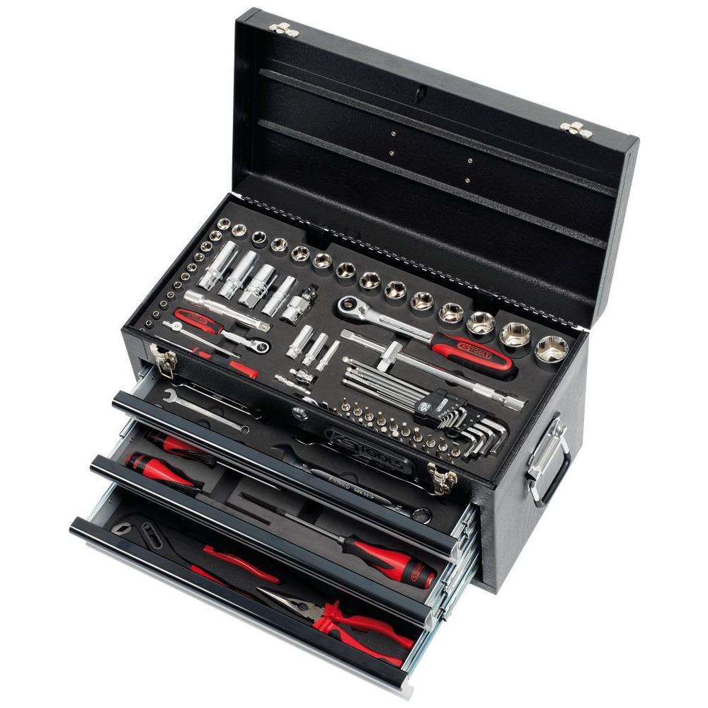 Cassaforte In Ultima Strumenti � © Dotato © - 3 Cassetti E Vassoio - 100 Pc Ks Tools 922.0100 - Foto 1