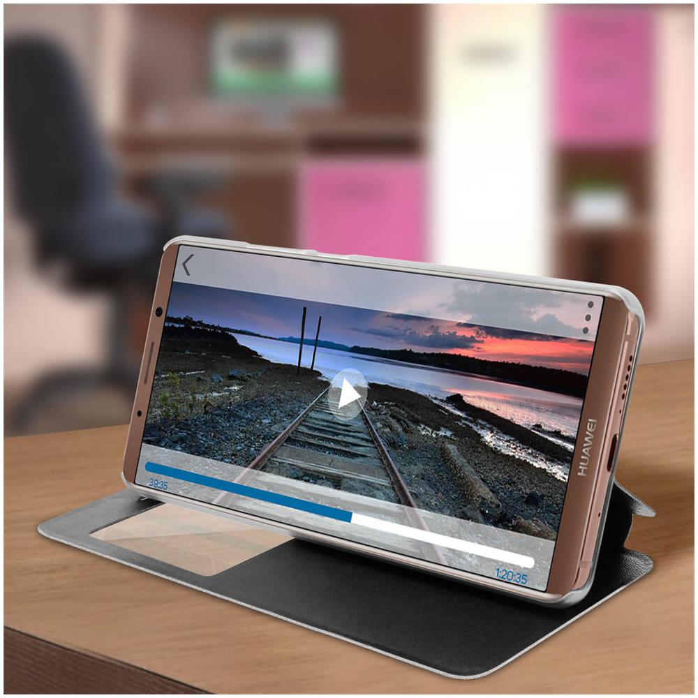 Custodia Huawei Mate 10 Pro Sportellino Finestra Sottile Nero - Foto 2