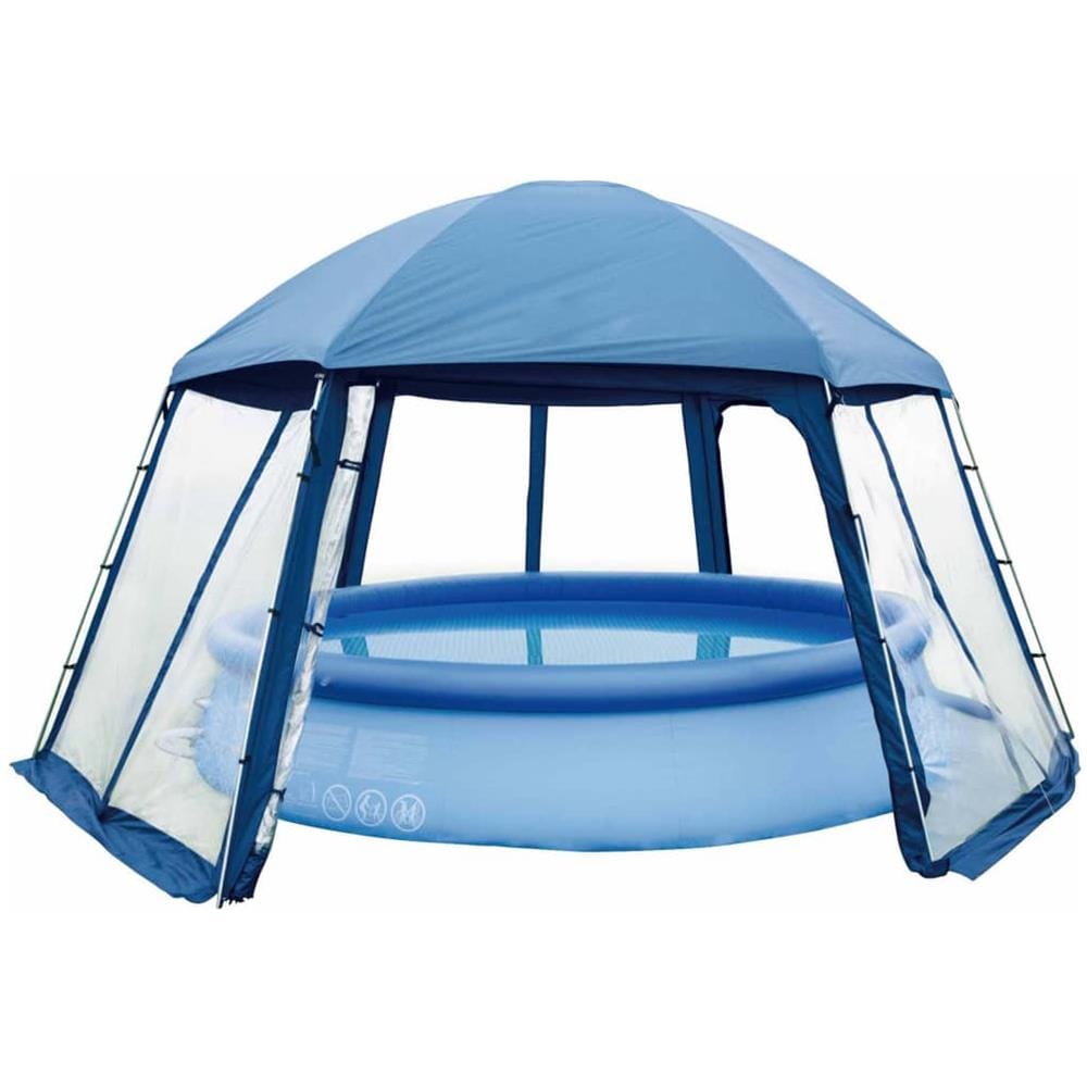 Gazebo Per Piscina Tipo Ii Blu 520x600x280 Cm - Foto 2