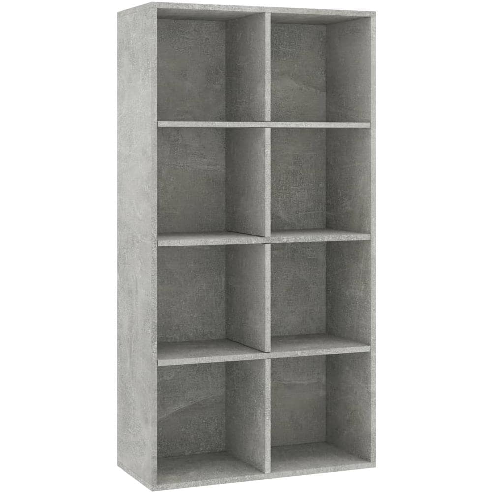Libreria /Credenza Grigio Cemento 66x30x130 cm Legno Multistrato - Foto 1