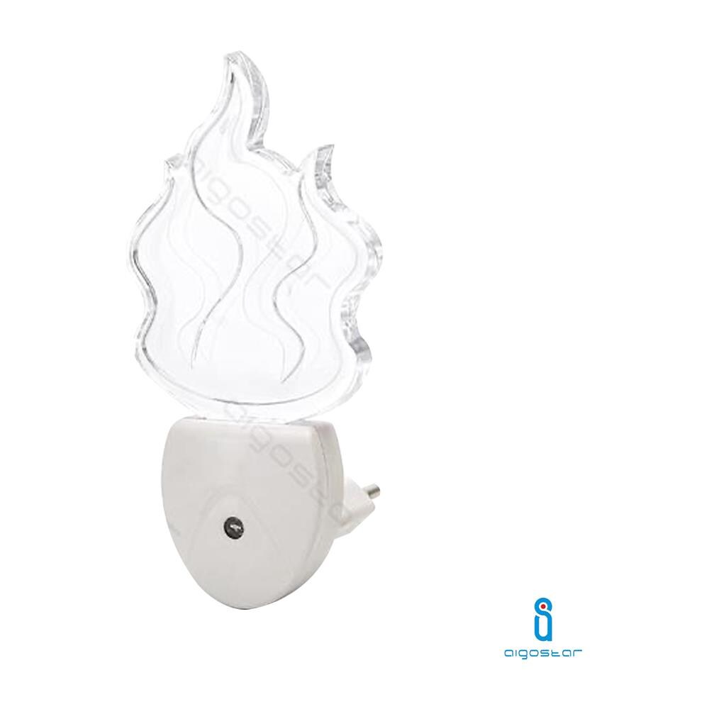 Luce Spia Notturna Lampada Led Rgb Con Sensore Fiamma - Foto 1