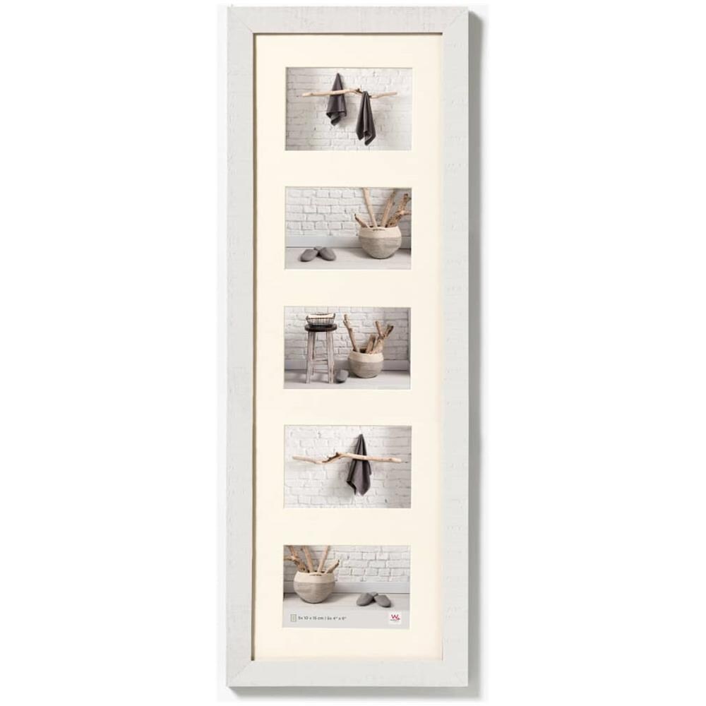 Cornice per Foto Home 5x10x15 cm Bianco Polare - Foto 1