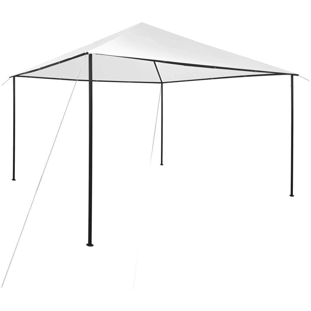 Gazebo da Giardino 4x4x3 m Bianco 180 g / m² - Foto 1