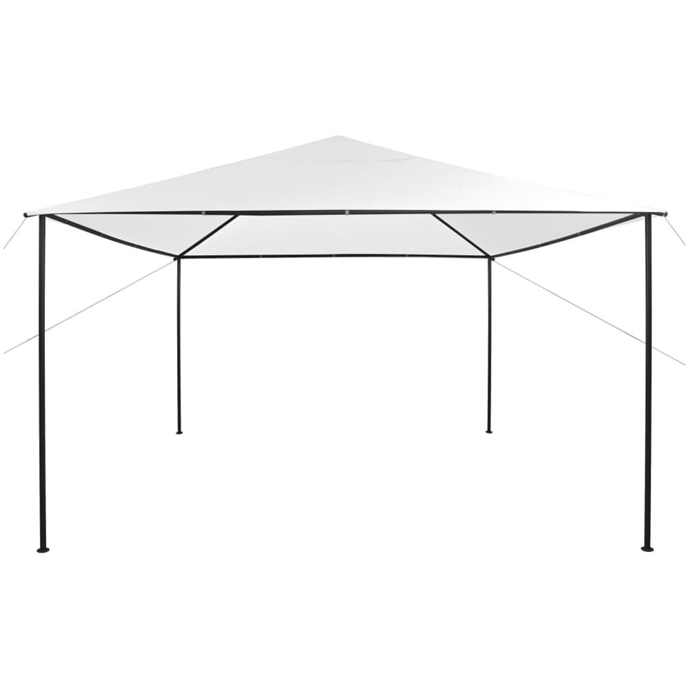 Gazebo da Giardino 4x4x3 m Bianco 180 g / m² - Foto 2