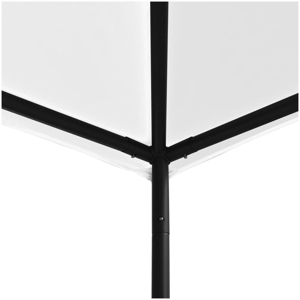 Gazebo da Giardino 4x4x3 m Bianco 180 g / m² - Foto 3