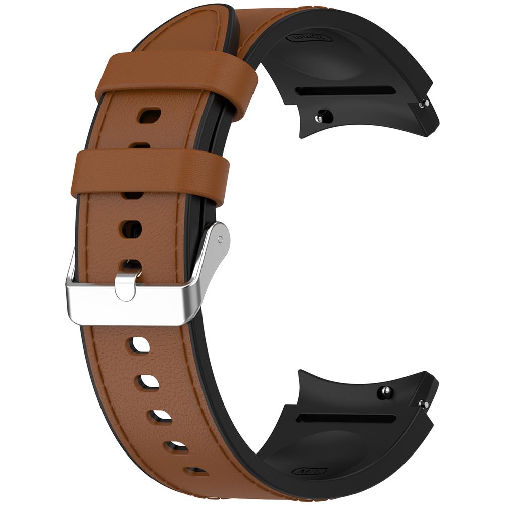 Cinturino Per Orologio Da Polso In Silicone Tinta Unita Per Samsung Galaxy Watch Brown S - Foto 1