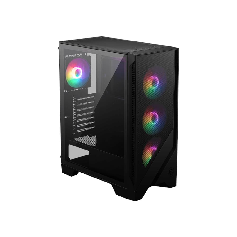 Case MAG FORGE 120A AIRFLOW ATX, micro ATX, Mini ITX 2 Porte USB 3.2 Colore Nero / Trasparente (Finestrato) - Foto 2