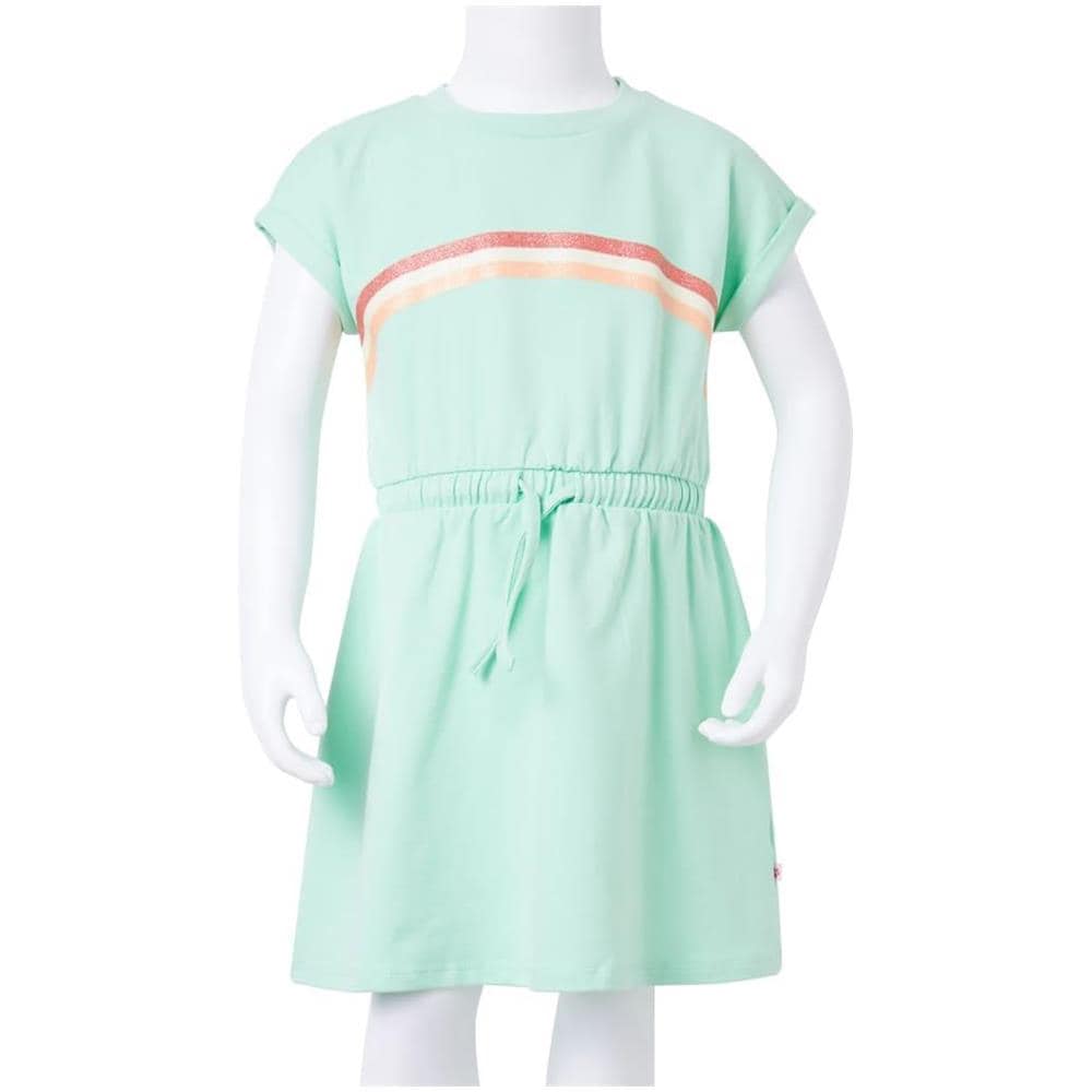 Abito da Bambina con Coulisse Verde Brillante 116 - Foto 8