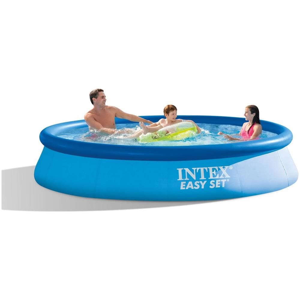 28132NP - Piscina Easy Set Rotonda con Pompa Filtro 366x366x76 cm - Foto 2