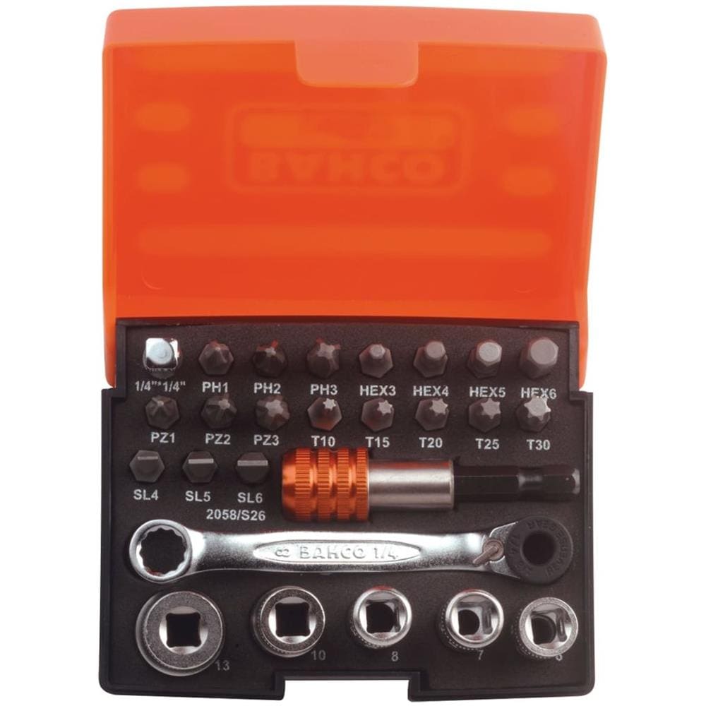 Teste Cacciaviti 8 Mm A Taglio Philips Pozidriv Hex Torx 26 Pz - Foto 2