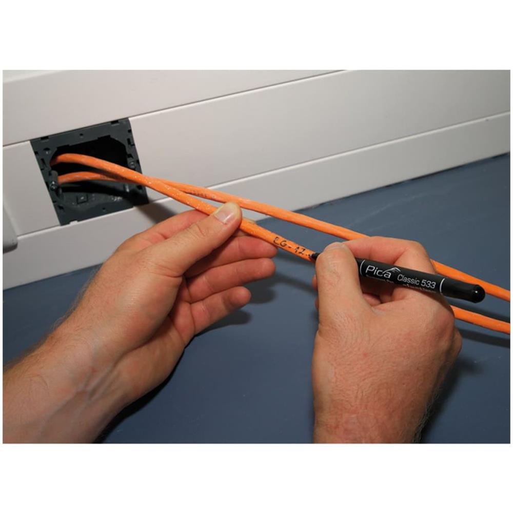 Pennarello Indelebile Classic Punta Tonda 0,7 Mm Nero - Foto 2