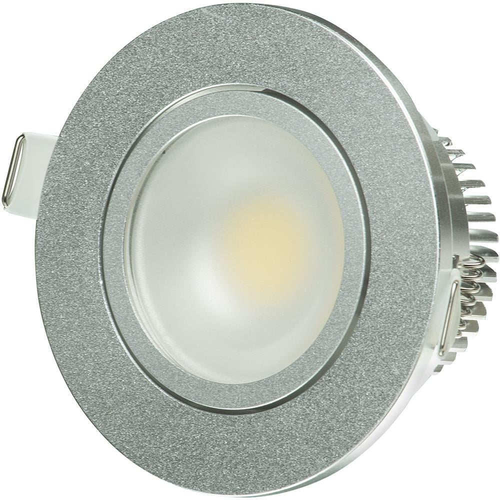 Claire Faretto Incasso Tondo Orientabile Grigio 4000k 5w - Foto 1