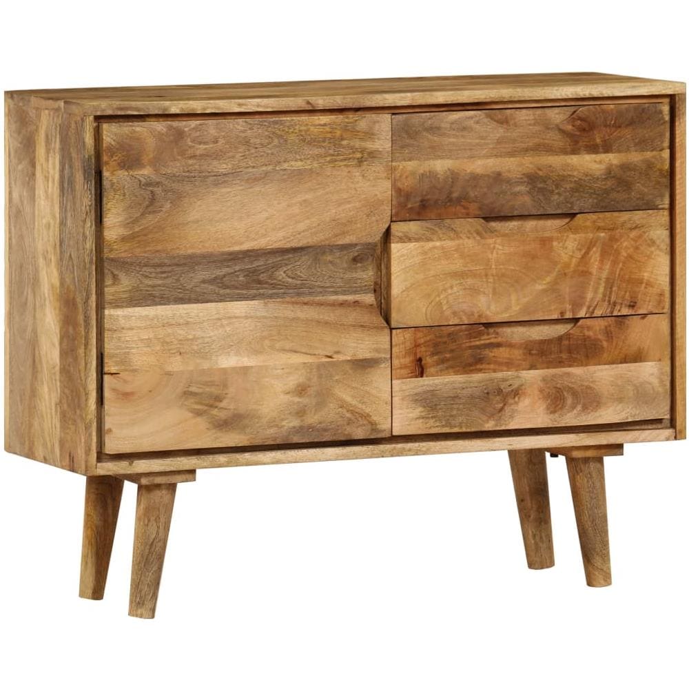 Credenza in Legno Massello di Mango 90x30x69 cm - Foto 2