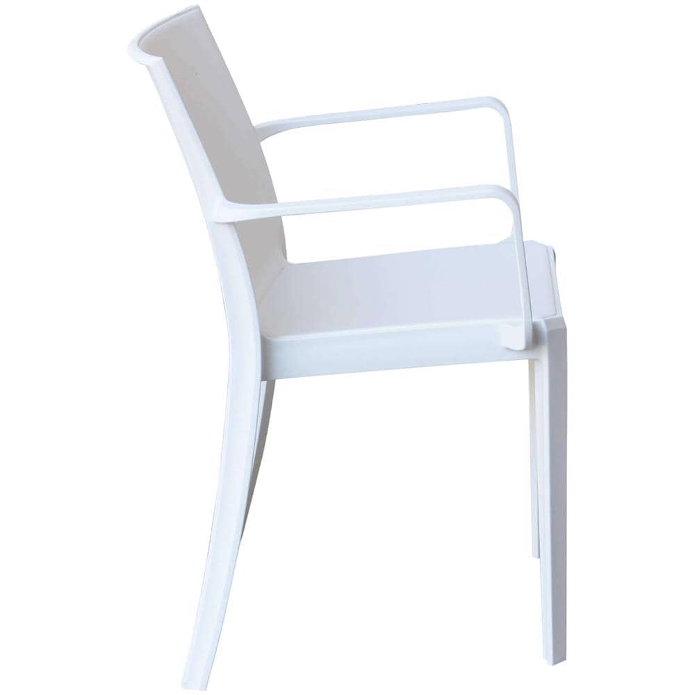 Victoria - Poltrona In Resina Impilabile Da Esterno E Interno Set Da 4 - Foto 2