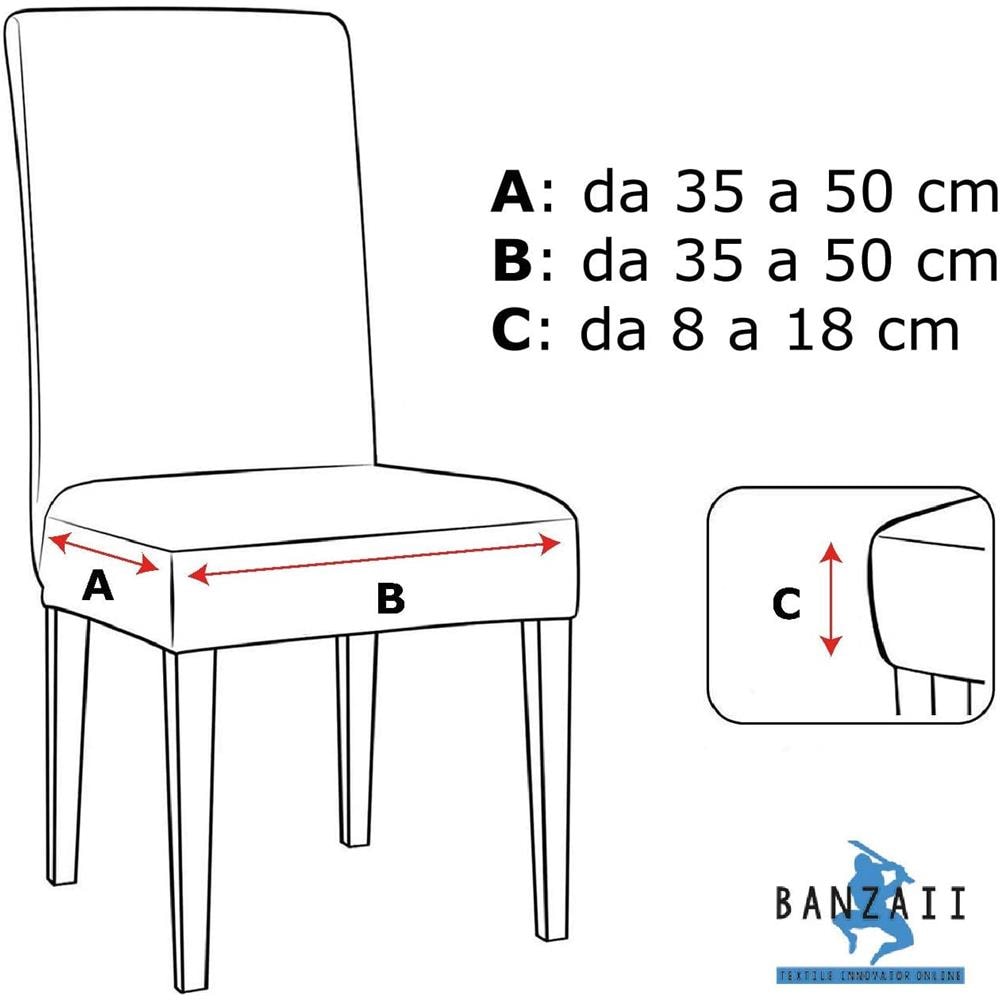 Set 4 Coprisedia Antimacchia Senza Schienale Made In Italy Lilla - Foto 6