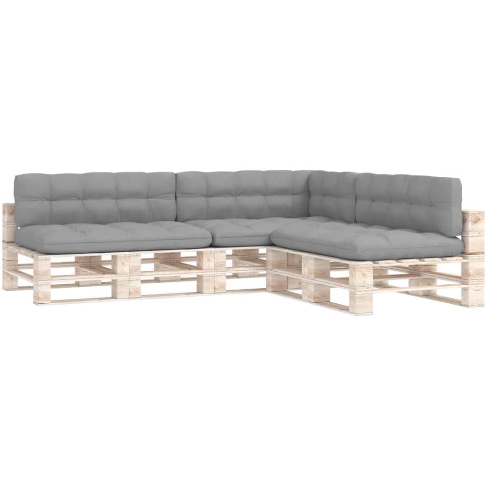 Cuscini per Divano Pallet 7 pz Grigi - Foto 1
