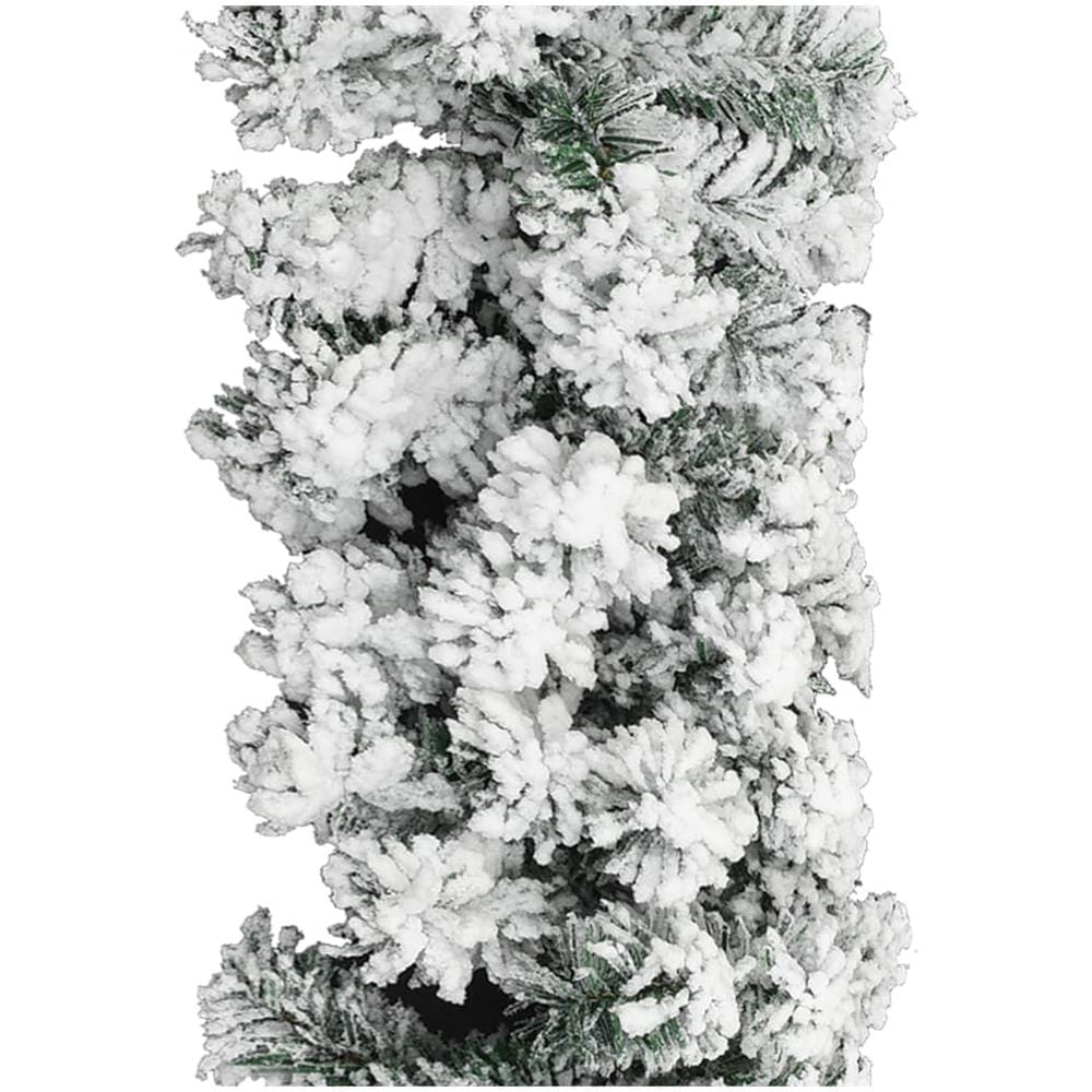 Ghirlanda Natalizia con Neve Verde 5 m in PVC - Foto 4