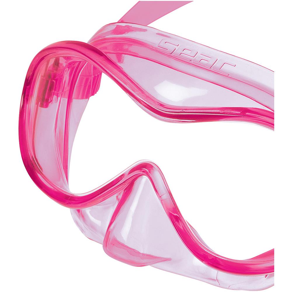 Maschera Baia Children 4-8 Anni Trasparente Rosa - Foto 3
