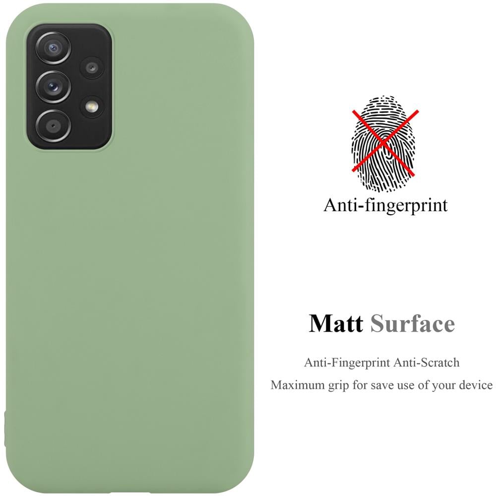 Custodia Compatibile Con Samsung Galaxy A52 (4g / 5g) / A52s In Candy Pastello Verde - Coperchio Protettivo In Silicone Tpu Flessibile - Foto 2