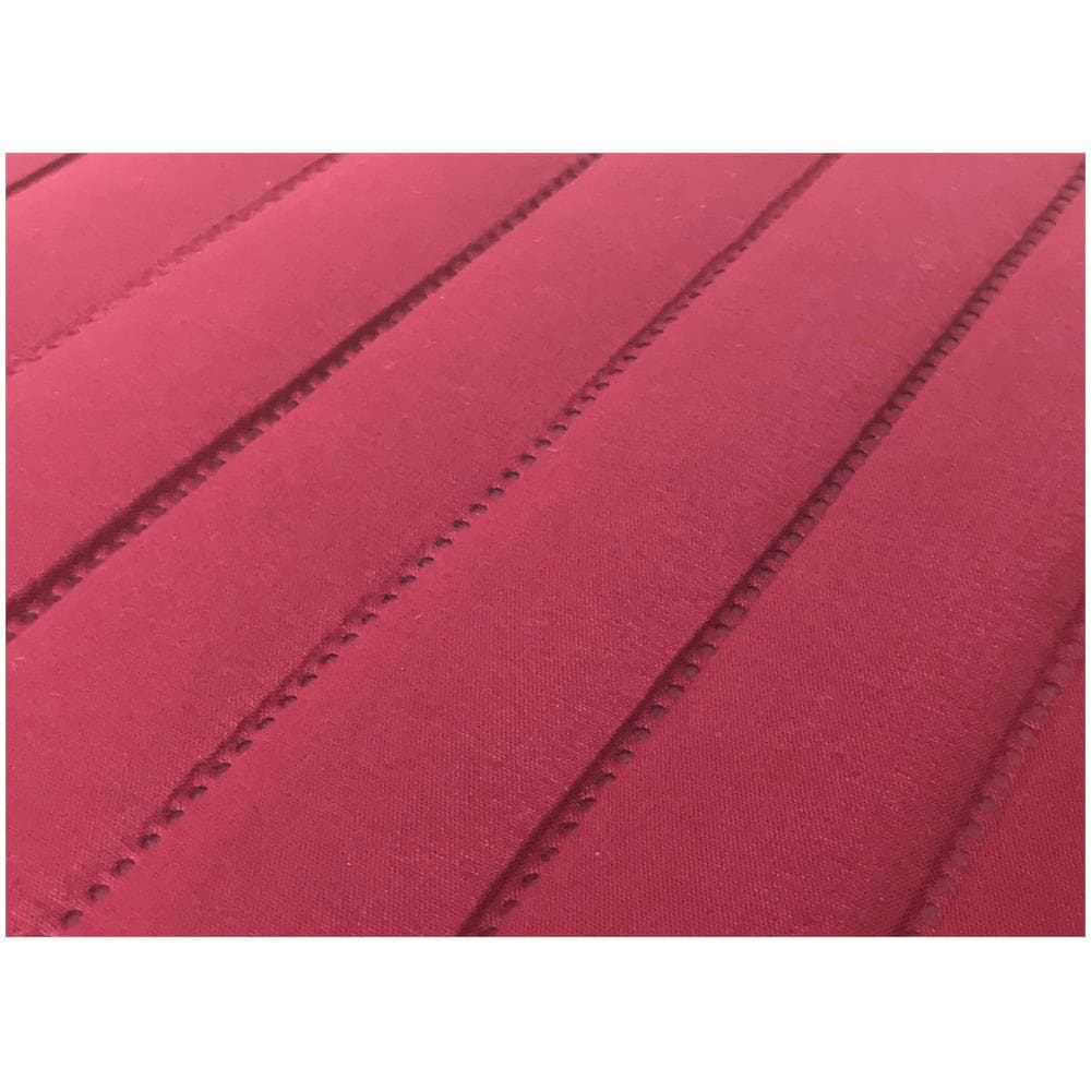 Copridivano Con Penisola Sof&agrave; Cover Trapuntato Antimacchia Double Face 190cm Bordeaux - Foto 2