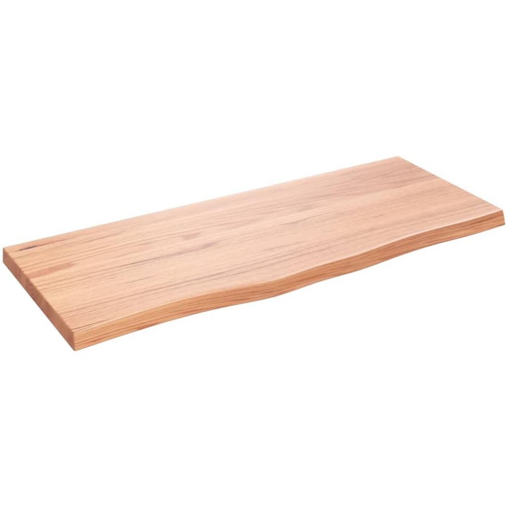 Ripiano Muro Marrone 100x40x (2-4) cm Massello Rovere Trattato - Foto 1
