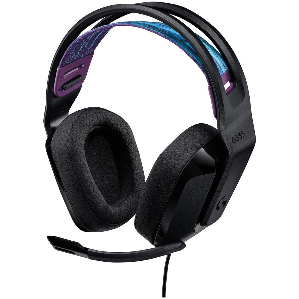 Auricolare da Gioco Cablato A Padiglione Colore Nero - Foto 1