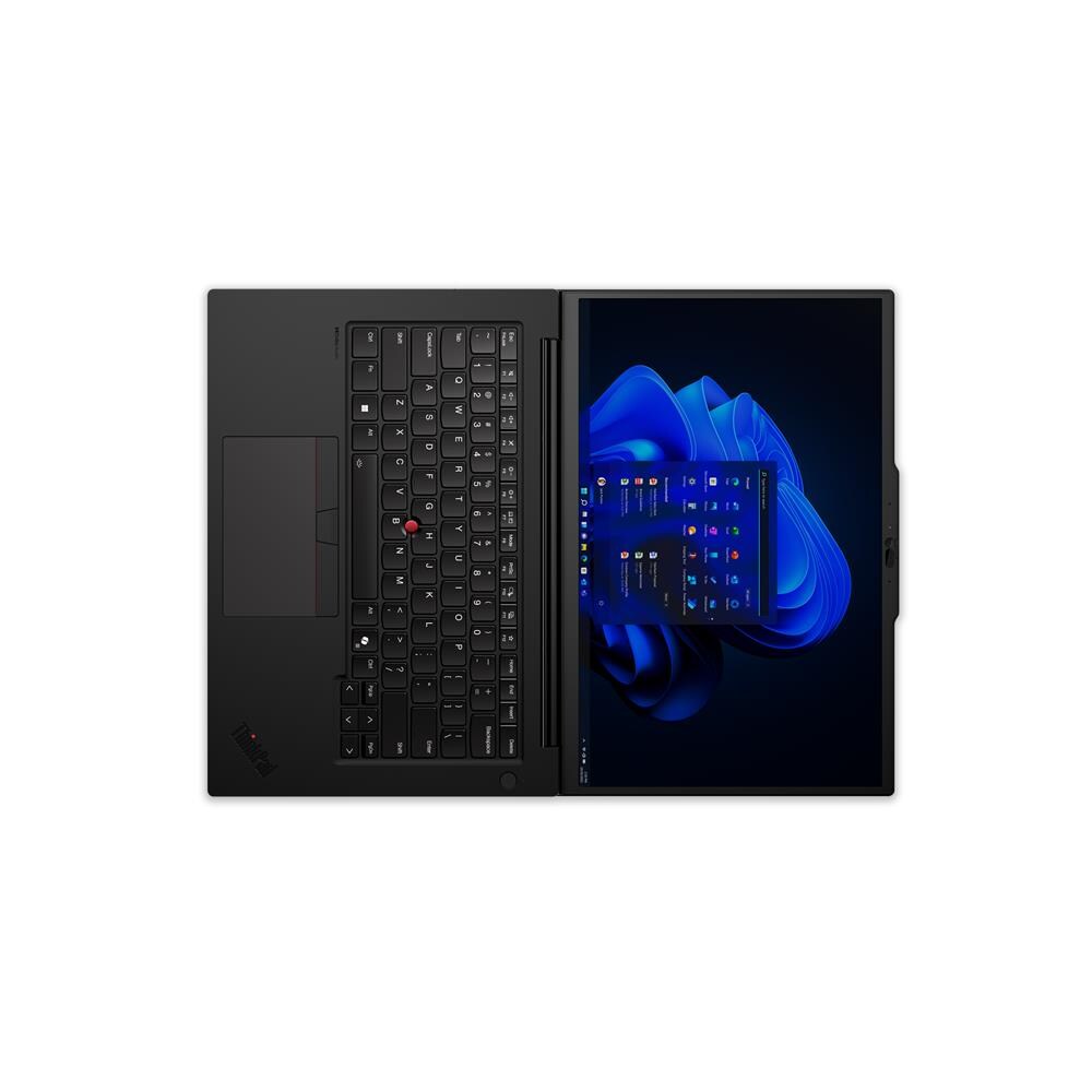 ThinkPad P14s Gen 5 (Intel) Intel Core Ultra 7 165H Computer portatile 36,8 cm (14.5") WQXGA 64 GB DDR5-SDRAM 1 TB SSD NVIDIA RTX 500 Ada Wi-Fi 6E (802.11ax) Windows 11 Pro Nero - Foto 11