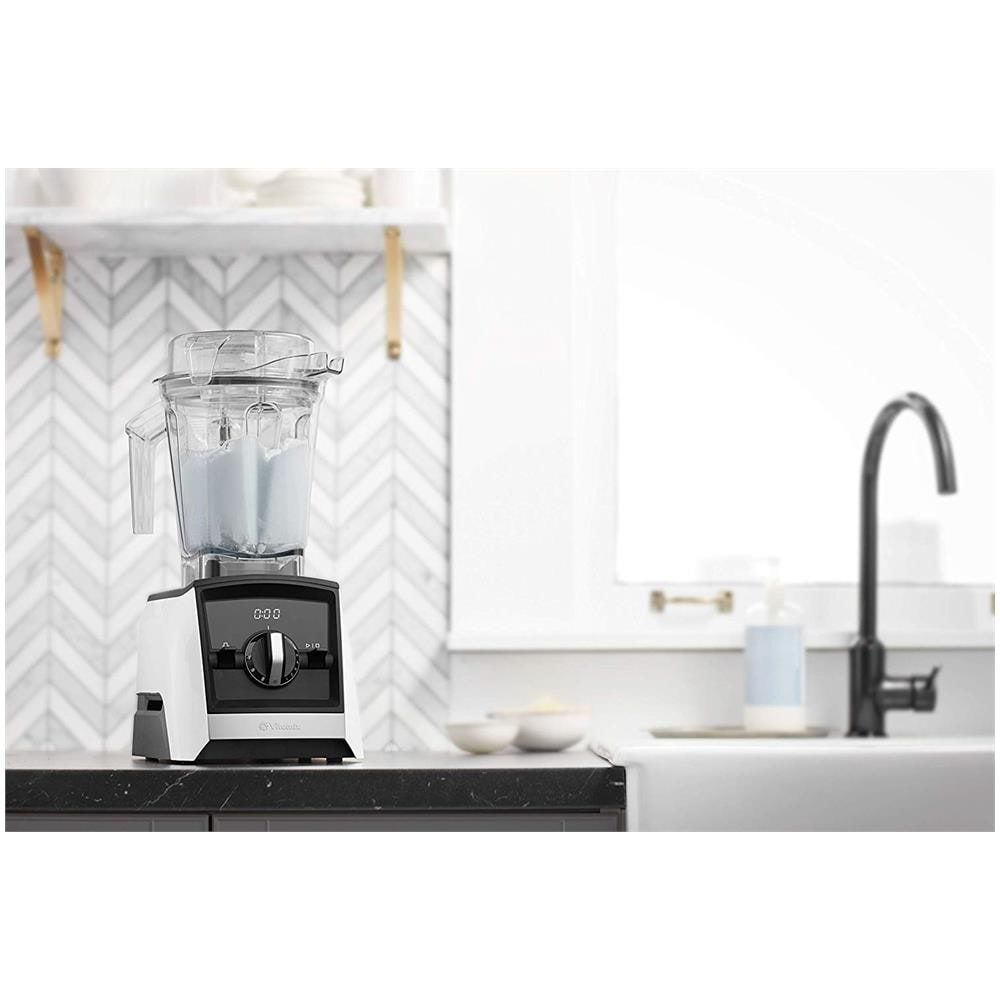 Frullatore Ascent 2500i ad Alte Prestazioni Potenza 1640 Watt Capacità 2 Litri Colore Bianco - Foto 4