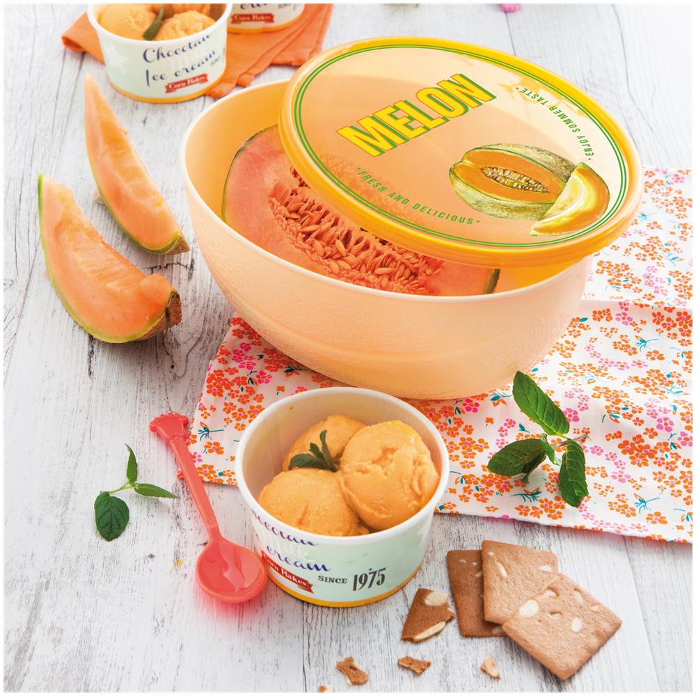 Salva Melone Vintage In Abs, Da 2 Lt Giallo - Foto 2