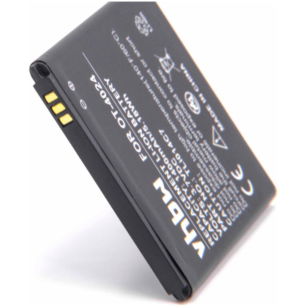 Li-ion Batteria 1400mah (3.7v) Per Cellulari E Smartphone Alcatel One Touch Ot-4024, Ot-4024d, Ot-4024x, Pixi First Sostituisce Tli014c7. - Foto 3