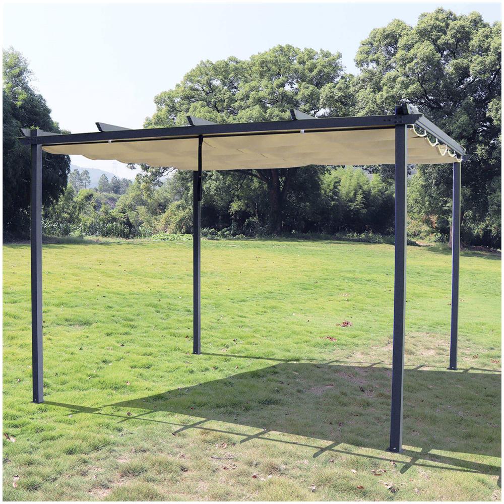 Glis - Gazebo Da Giardino In Acciaio - Foto 3