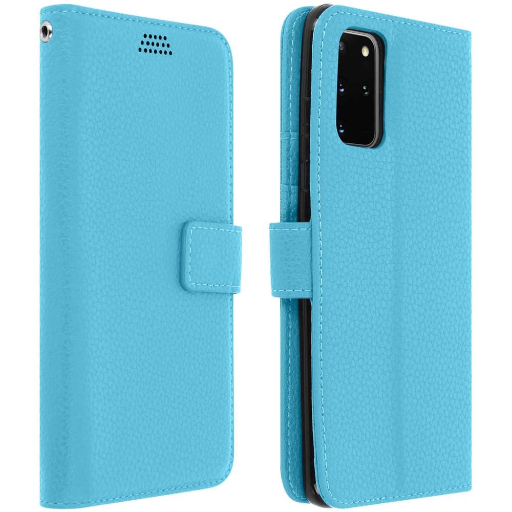 Custodia Samsung Galaxy S20 Portafoglio Supporto Video Cover Soft Touch Blu - Foto 10