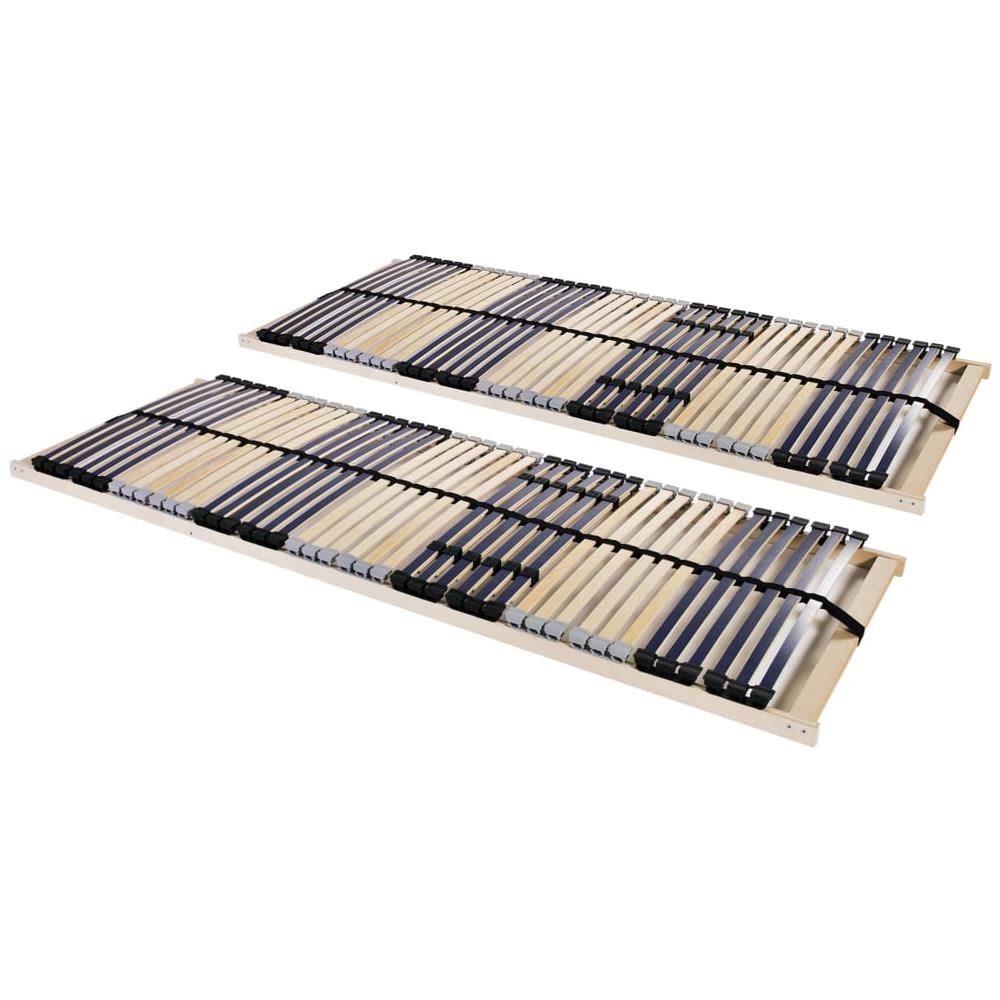 Reti a Doghe 2 pz 7 Zone con 42 Doghe in Legno 70x200 cm - Foto 1