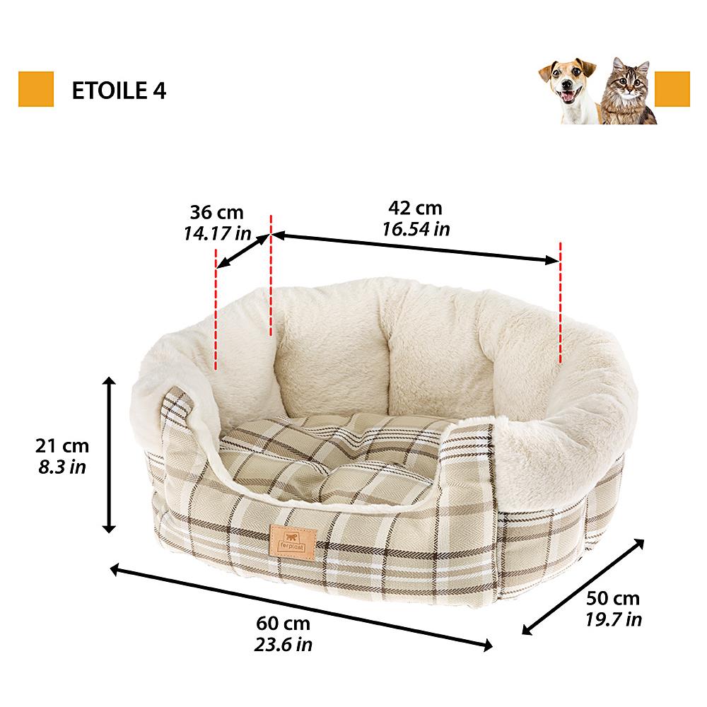 Cuccia Scozzese Etoile 4 Beige - Foto 2