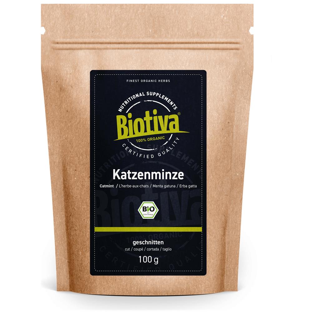 Té Erba Gatta Bio - 100g - Gattàia - Gattària - Nepeta Cataria - Confezionato E Controllato In Germania (de-eco-005) - Foto 1