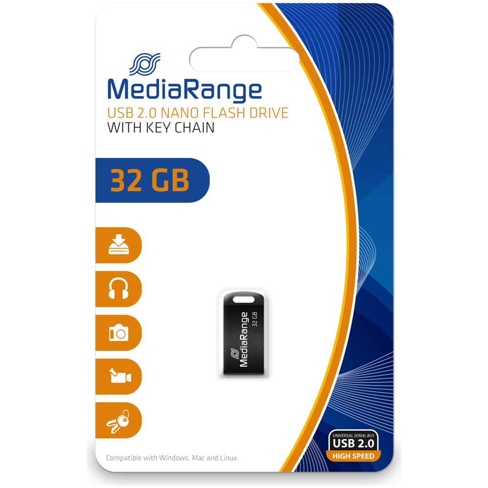 MR922, USB 2.0, Type-A, Senza coperchio, Nero - Foto 1
