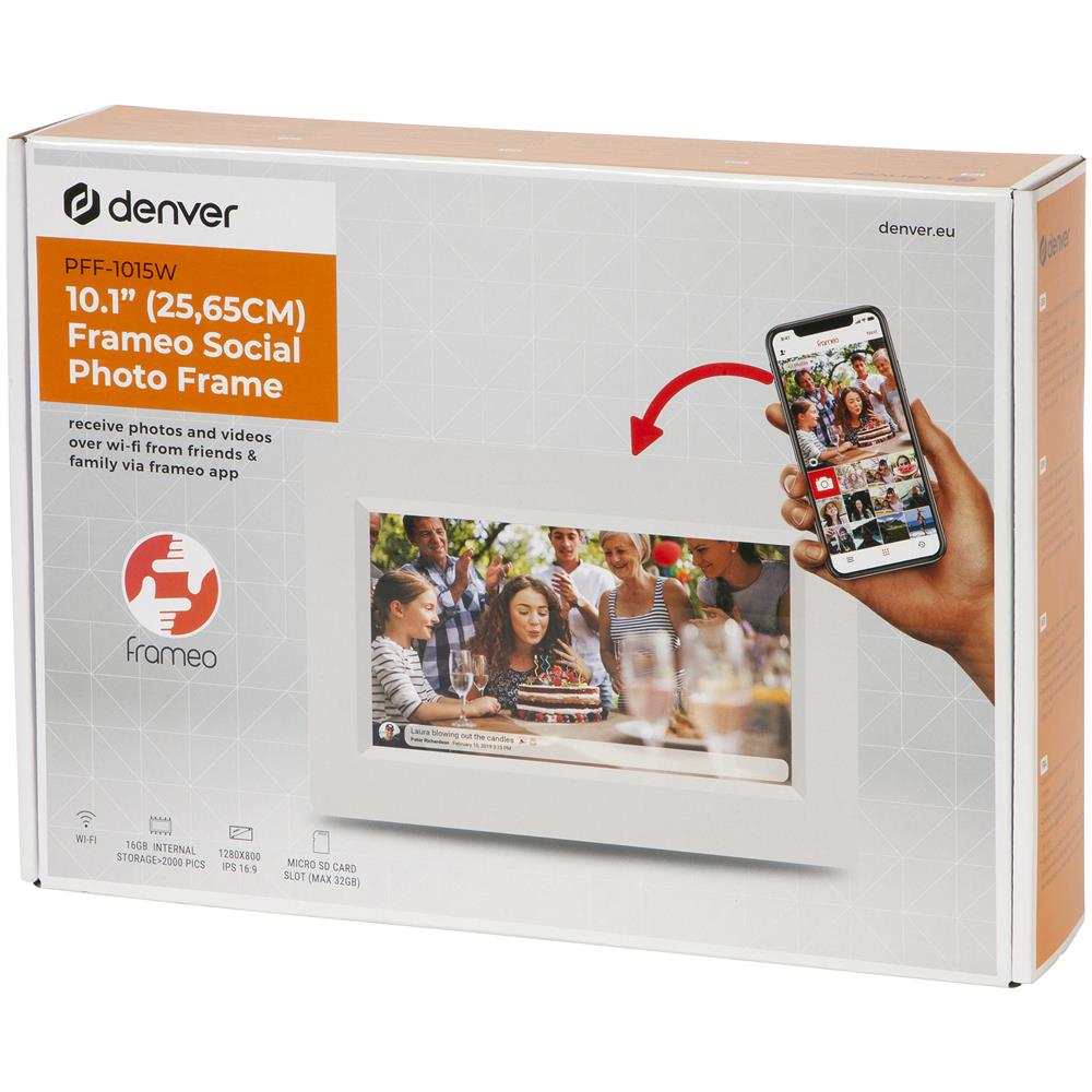 Frameo PFF-1015 weiss 25,4cm (10,1) 16GB - Foto 15