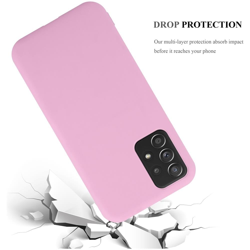 Custodia Compatibile Con Samsung Galaxy A52 (4g / 5g) / A52s In Candy Rosa - Coperchio Protettivo In Silicone Tpu Flessibile - Foto 7
