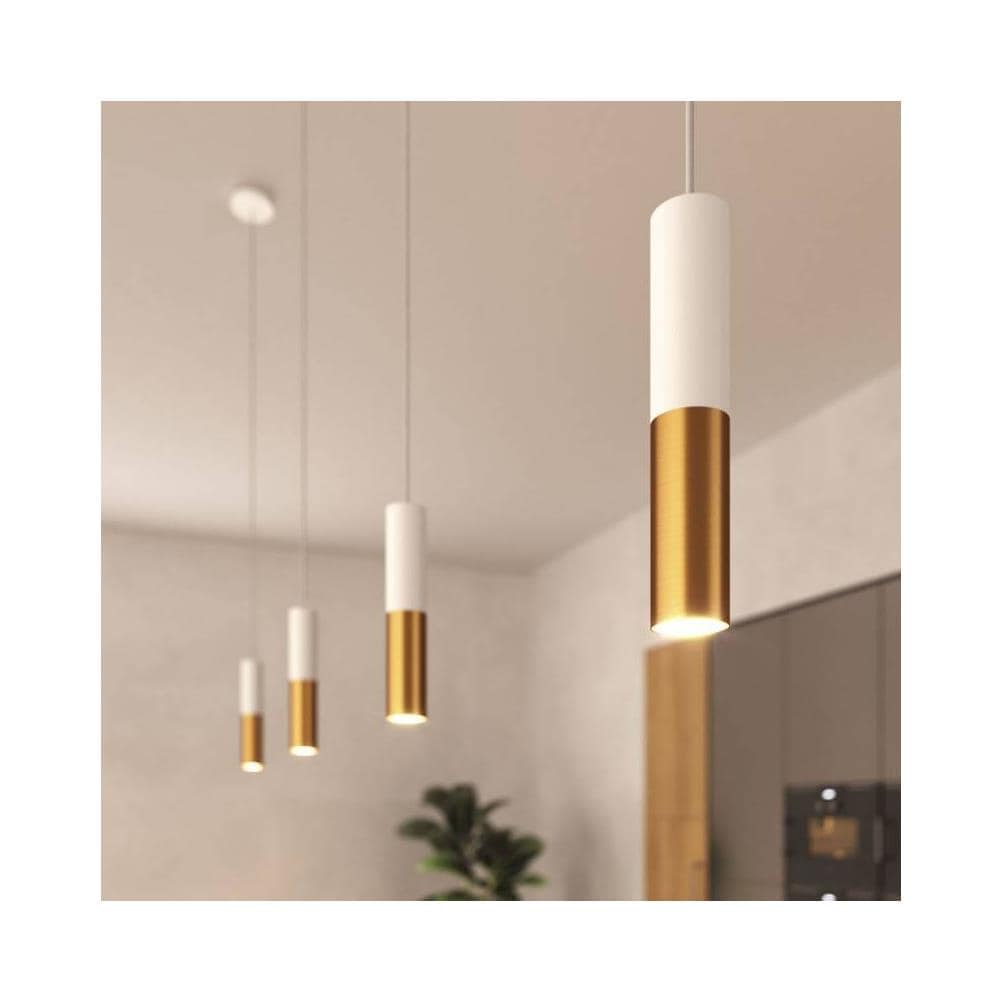 Lampada A Sospensione Modello Psmv Doppio Paralume Tub-e14 Nero 306xø60 Mm Metallo - Foto 3