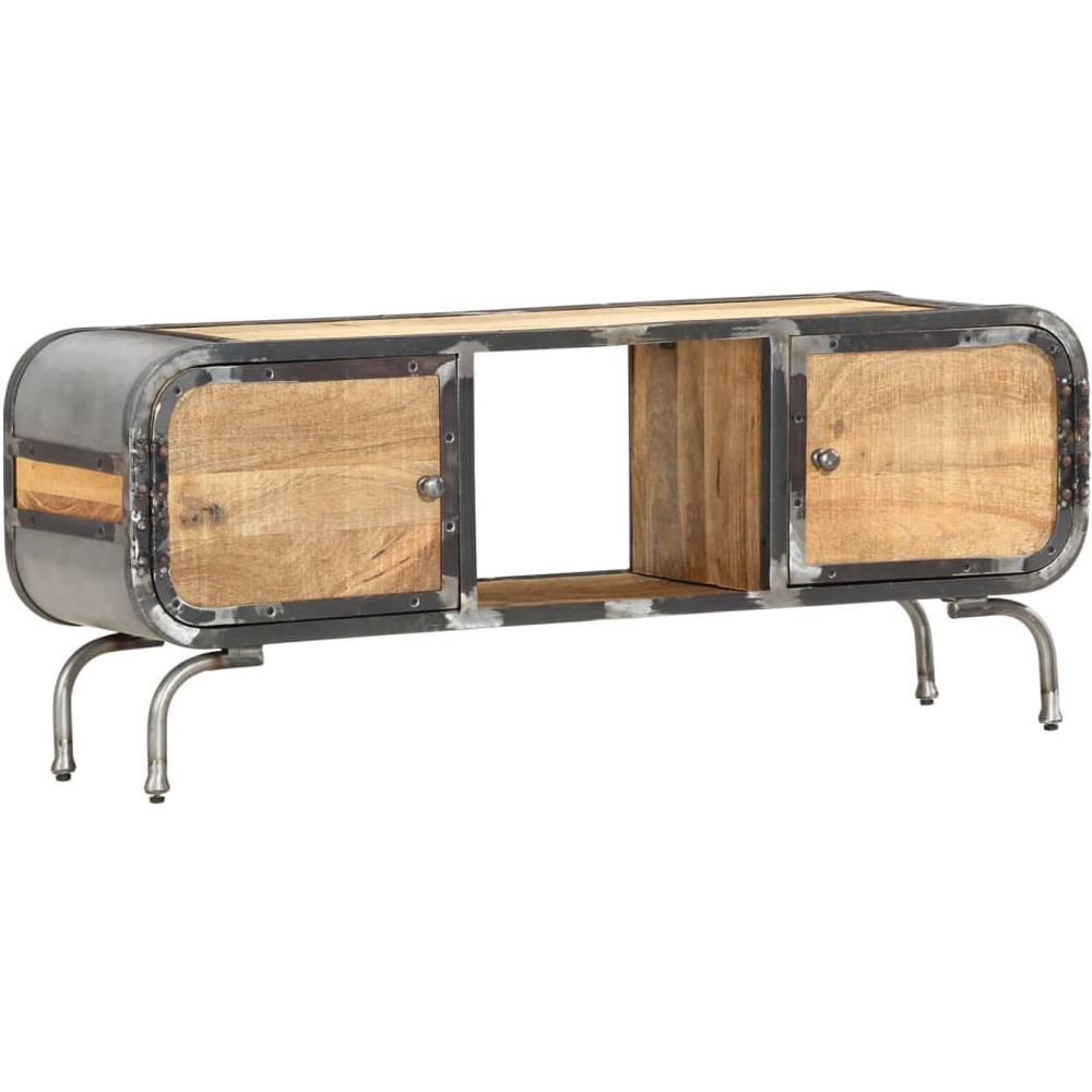 Mobile Porta Tv 110x30x42 Cm In Legno Massello Di Mango - Foto 1