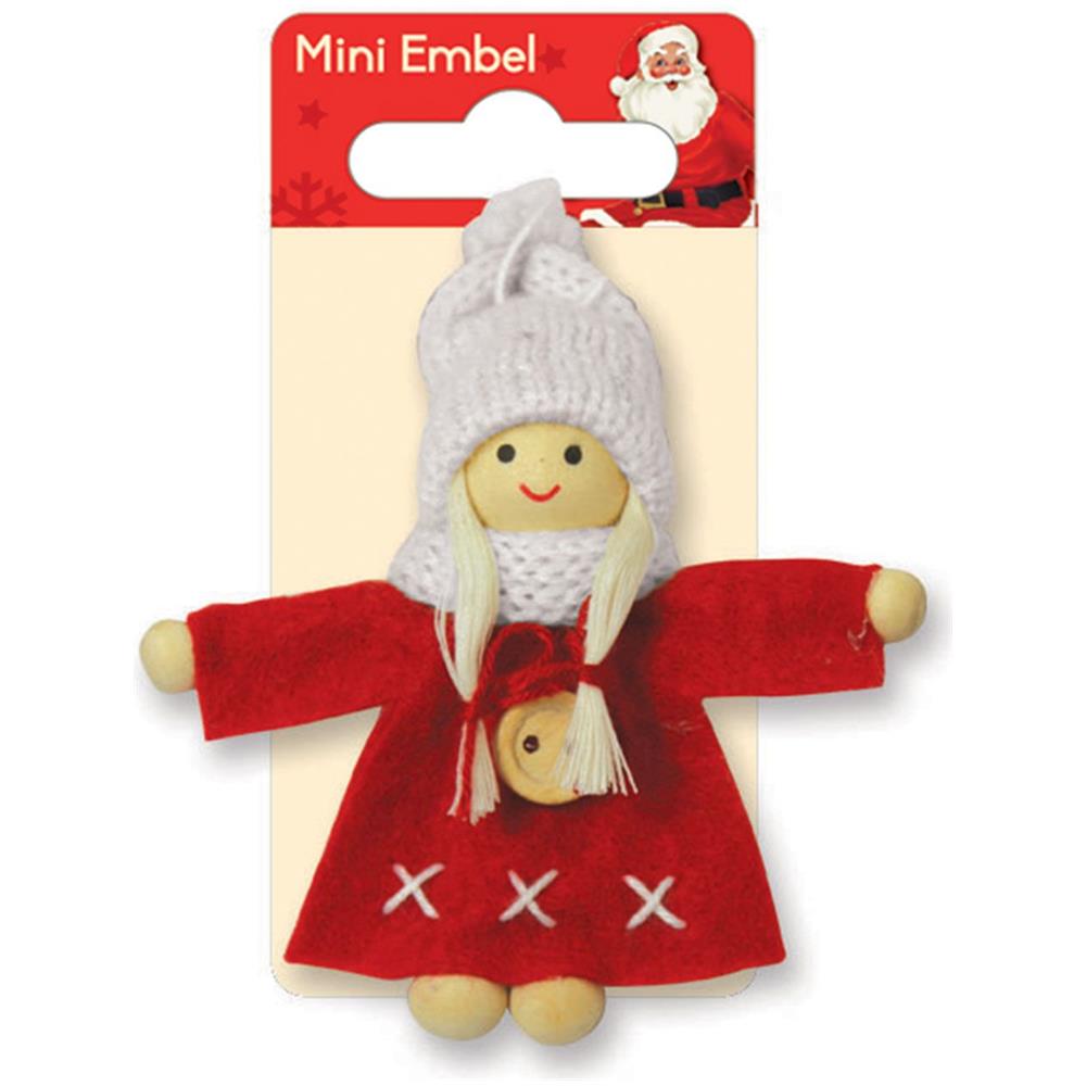 Figurina Decorativa Natalizia - Rosso - Foto 1