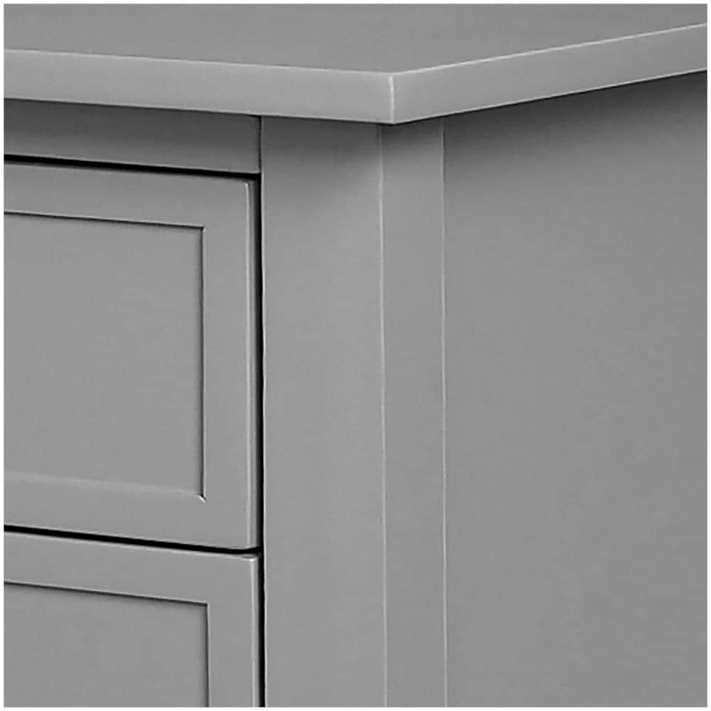 Franklin Tavolo Accent 2 Cassetti In Mdf Nero - Foto 1