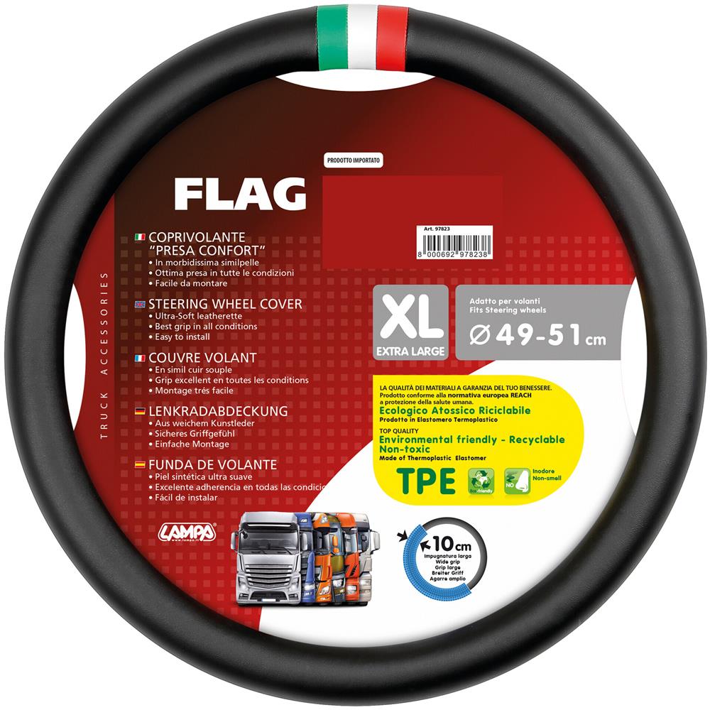 Flag Italia, Coprivolante In Skeentex - Xl - ? 49/51 Cm - Foto 1
