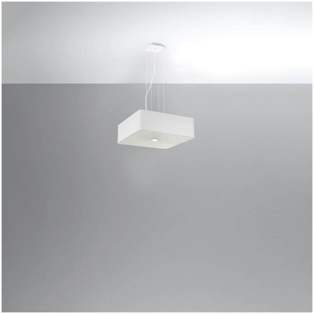 Lampadario Lokko 45 Bianco Sl. 0773 - Minimalista Lampadari Bianco 105x45x45 Cm - Foto 2